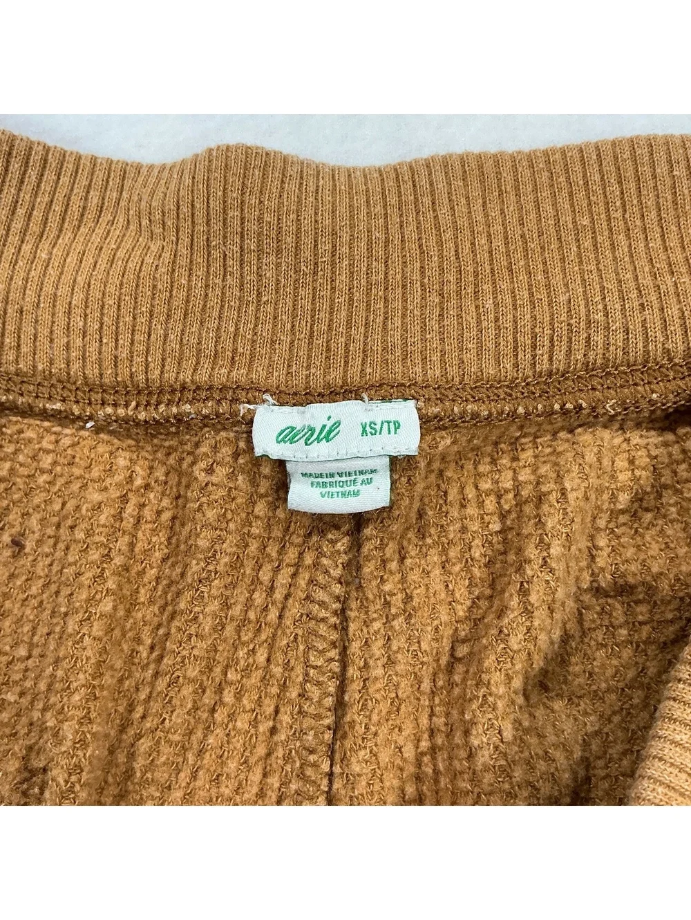 Aerie Brown‎ Waffle Knit Jogger Pants XS